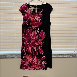 London Style Red One Shoulder Cocktail Dress